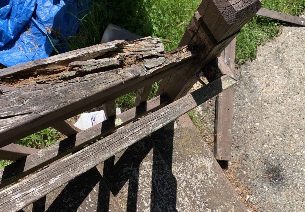 DIY Rotted Wood Railing Repair